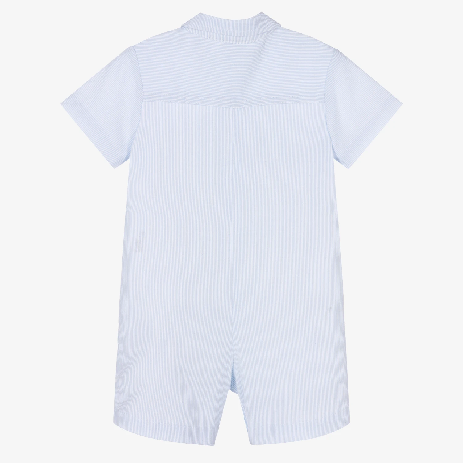 Sarah Louise Baby Boys Blue Striped Shortie 2 Sarah Louise Baby Boys Blue Striped Shortie - Image 2