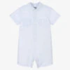 Sarah Louise Baby Boys Blue Striped Shortie