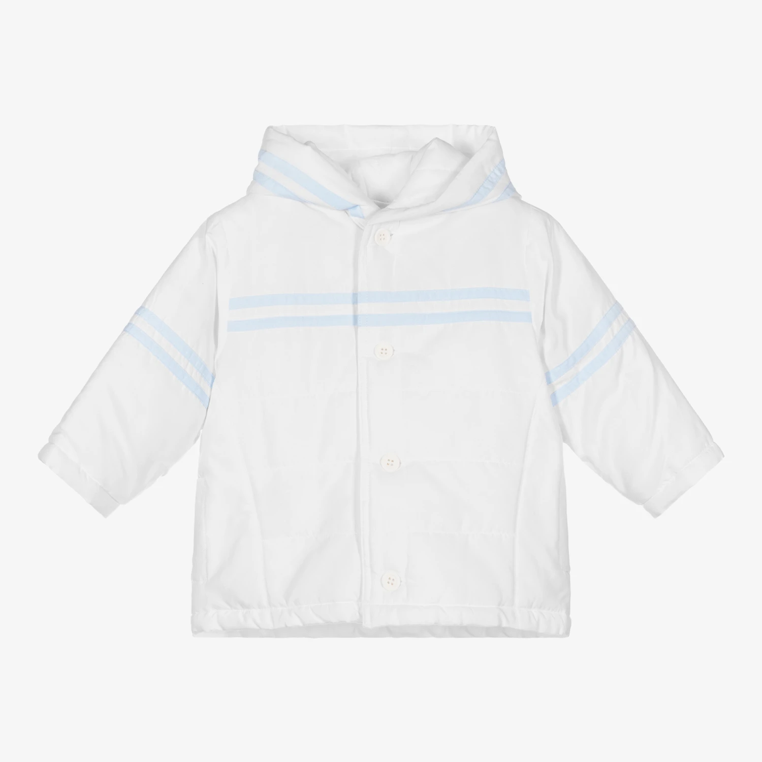 Sarah Louise Baby Boys White Padded Jacket 1 Sarah Louise Baby Boys White Padded Jacket