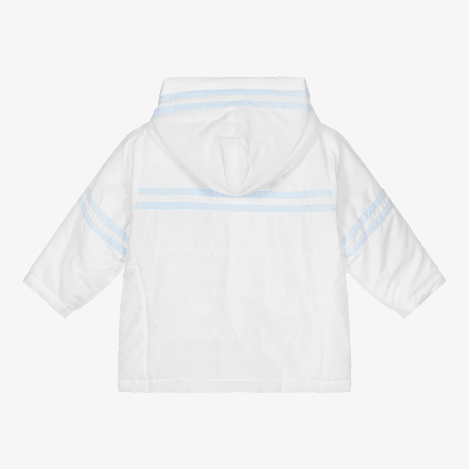 Sarah Louise Baby Boys White Padded Jacket 2 Sarah Louise Baby Boys White Padded Jacket - Image 2