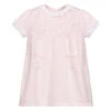 Sarah Louise Baby Girls Pink Cotton Dress