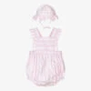 Sarah Louise Baby Girls Pink Shortie Set
