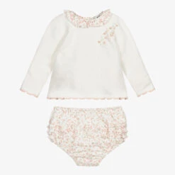 Sarah Louise Baby Ivory & Pink Shorts Set -Sarah Louise Kids Boutique sarah louise baby ivory pink shorts set 401556 2fb8048a2c45ad55aa2c579972d31867e263e49a