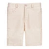 Sarah Louise Beige Cotton Shorts