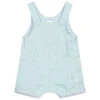 Sarah Louise Blue Cotton Baby Dungarees