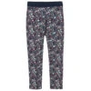 Sarah Louise Blue Cotton Floral Leggings