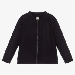 Sarah Louise Blue Felted Zip-Up Jacket