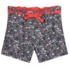 Sarah Louise Blue Floral Jersey Shorts