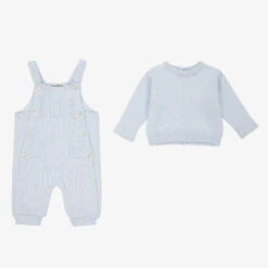 Sarah Louise Blue Knitted Baby Dungaree Set -Sarah Louise Kids Boutique sarah louise blue knitted baby dungaree set 464378 9be7d8fc965ede007c5bc2fd39c19e17c6f68088