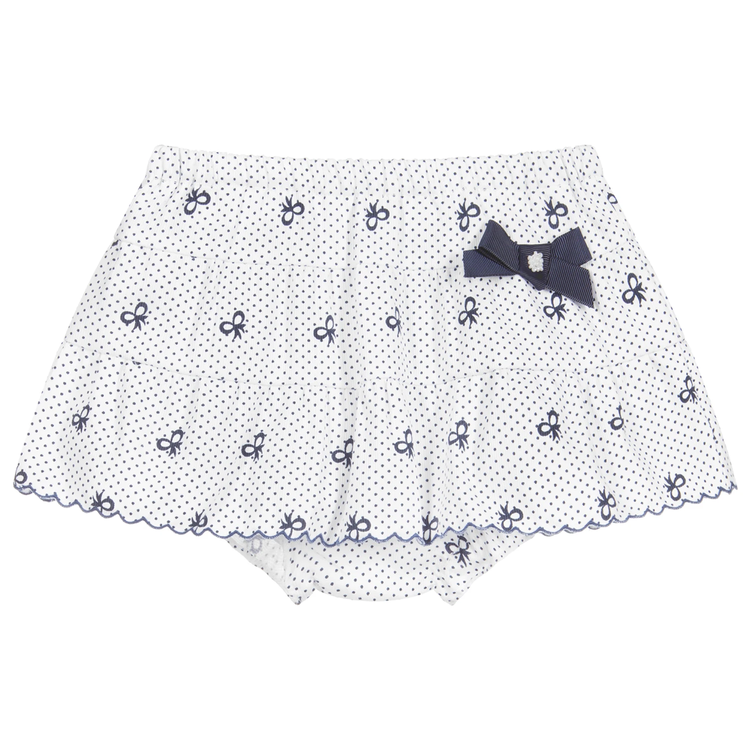 Sarah Louise Blue & White Baby Skirt 1 Sarah Louise Blue & White Baby Skirt