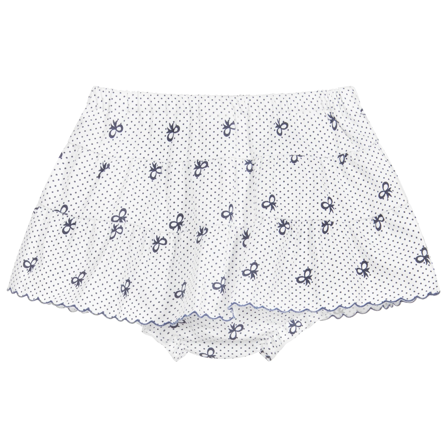 Sarah Louise Blue & White Baby Skirt 2 Sarah Louise Blue & White Baby Skirt - Image 2