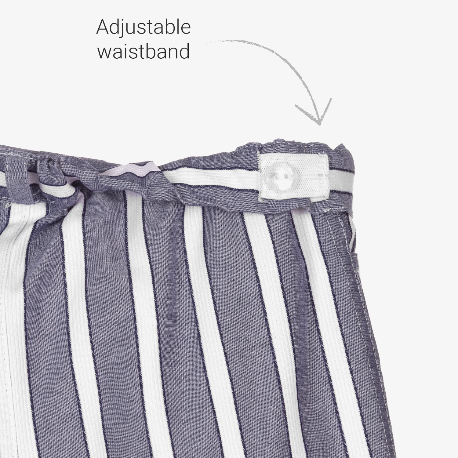 Sarah Louise Boys Blue & White Shorts 3 Sarah Louise Boys Blue & White Shorts - Image 3