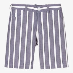 Sarah Louise Boys Blue & White Shorts