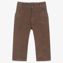 Sarah Louise Boys Brown Corduroy Trousers