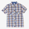 Sarah Louise Boys Checked Cotton Shirt