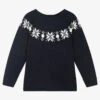 Sarah Louise Boys Navy Blue Cotton Jumper