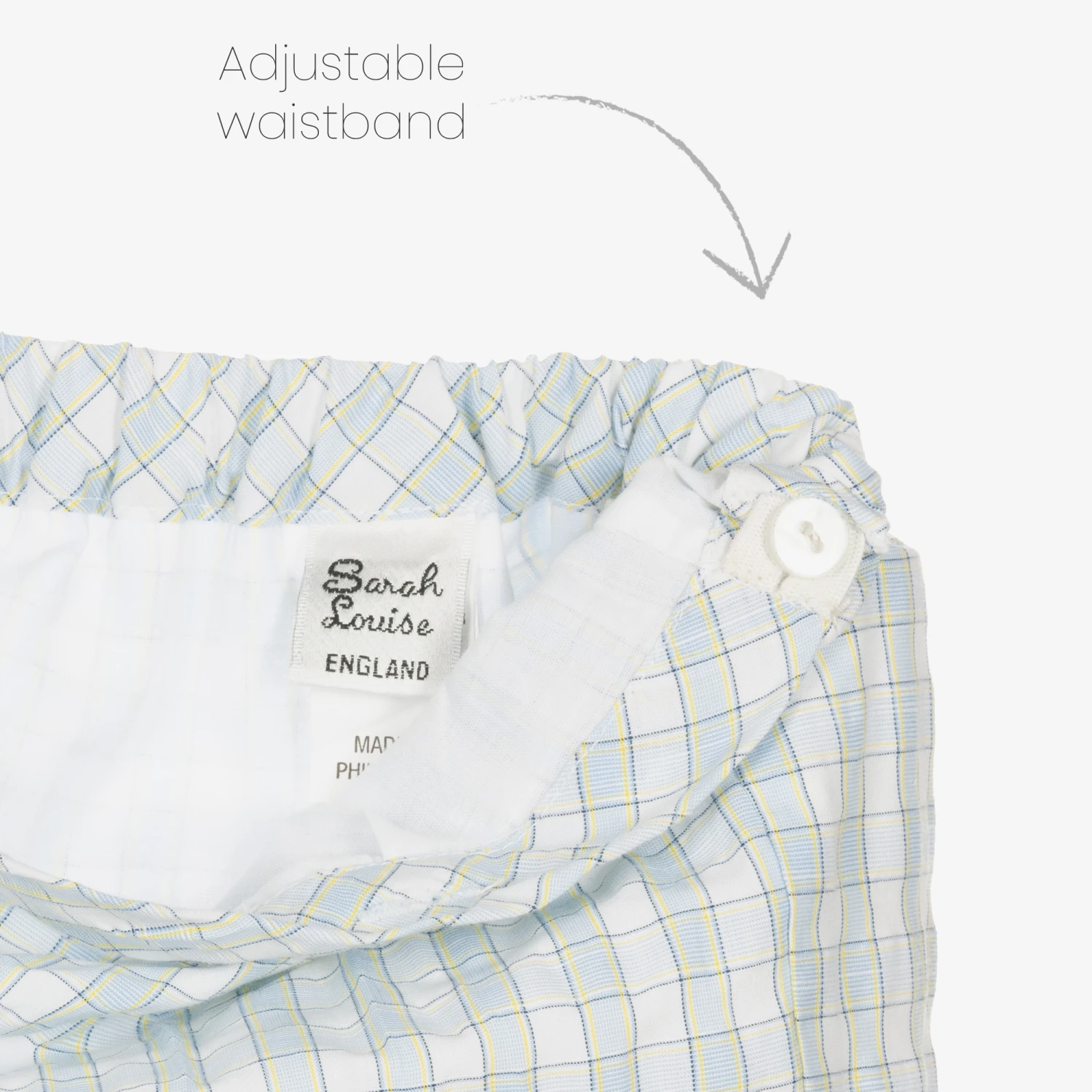 Sarah Louise Boys White & Blue Buster Suit 5 Sarah Louise Boys White & Blue Buster Suit - Image 5