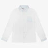 Sarah Louise Boys White Cotton Jersey Shirt