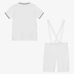 Sarah Louise Boys White Cotton Knit Shorts Set -Sarah Louise Kids Boutique sarah louise boys white cotton knit shorts set 517274 0e642fd1396fd4e92dbb762c45d3383c82f4b9c1