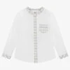 Sarah Louise Boys White Cotton Shirt