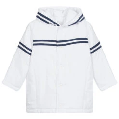 Sarah Louise Boys White Padded Coat