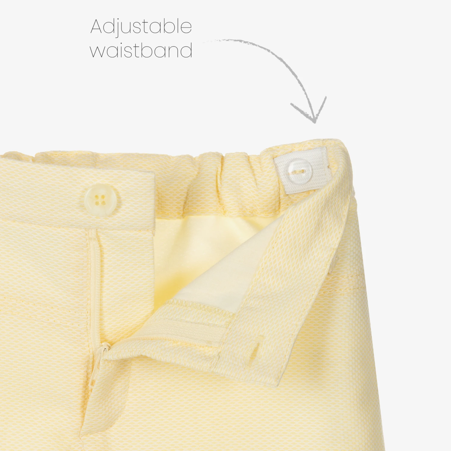 Sarah Louise Boys Yellow Cotton Shorts 3 Sarah Louise Boys Yellow Cotton Shorts - Image 3