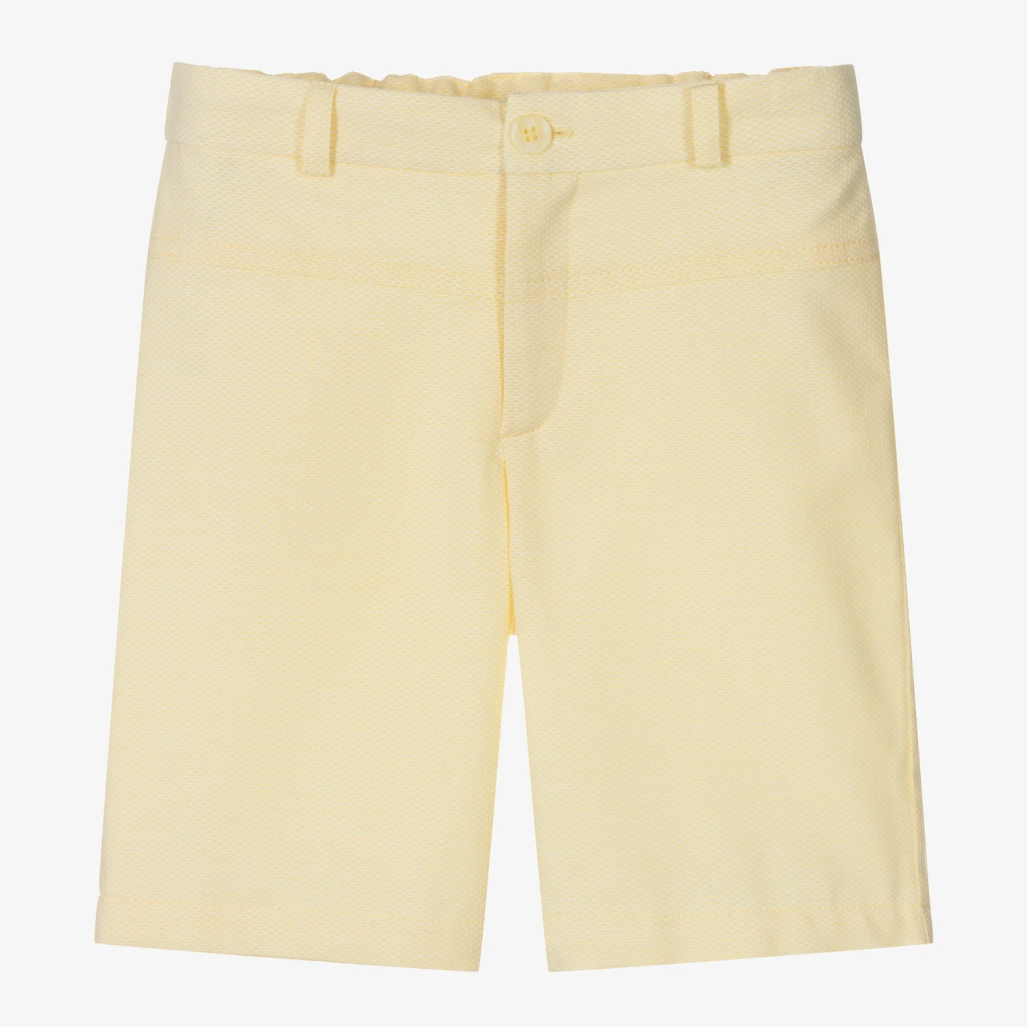 Sarah Louise Boys Yellow Cotton Shorts 1 Sarah Louise Boys Yellow Cotton Shorts