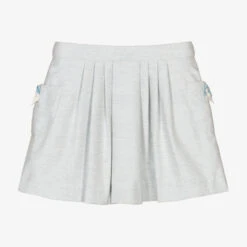 Sarah Louise Girls Blue Coton Blend Skirt