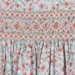 Sarah Louise Girls Blue Cotton Floral Smocked Dress -Sarah Louise Kids Boutique sarah louise girls blue cotton floral smocked dress 514595 3612a54f685a730fea3bf27add70e550f221cd25