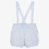 Sarah Louise Girls Blue Cotton Striped Shorts