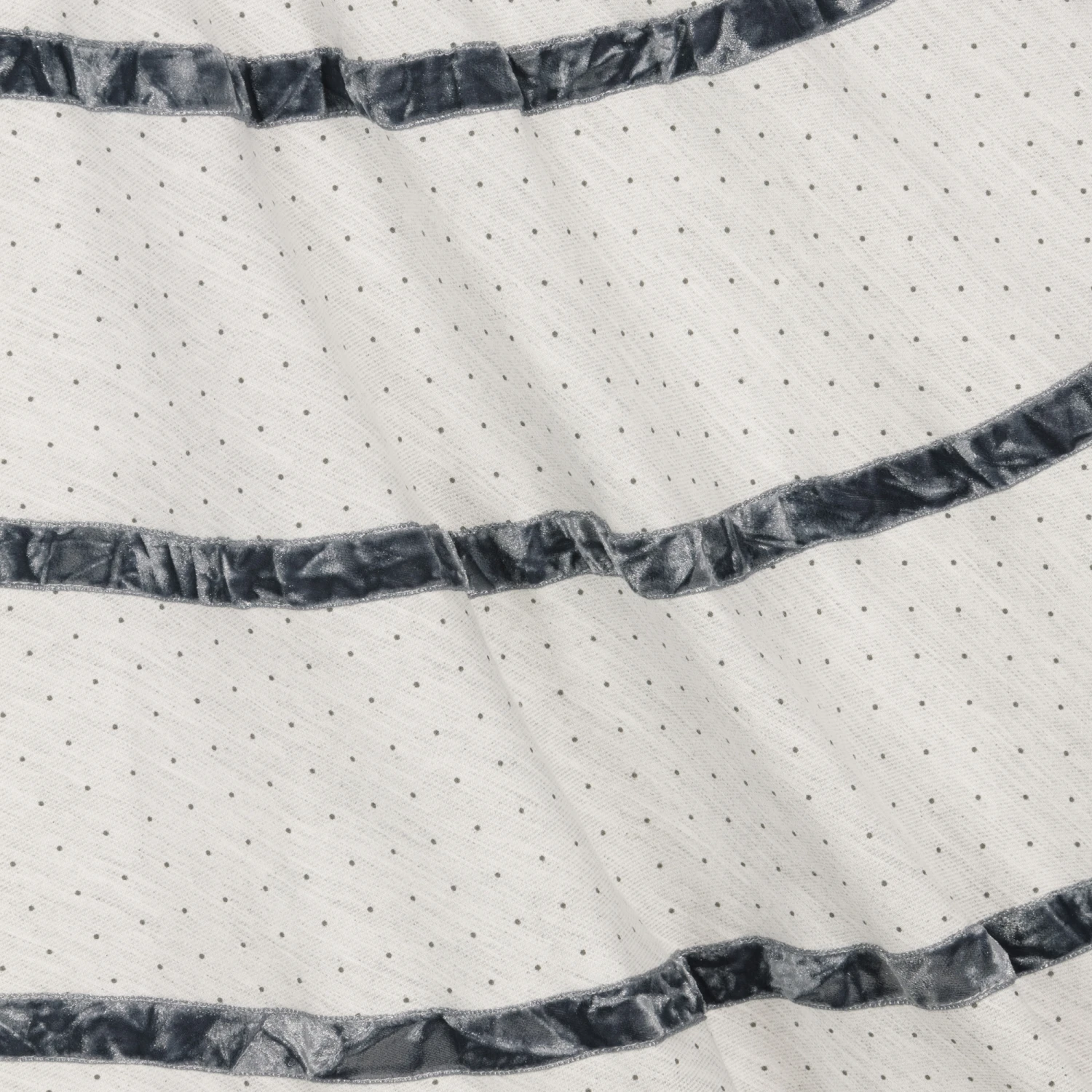 Sarah Louise Girls Grey Velvet Trim Dress 3 Sarah Louise Girls Grey Velvet Trim Dress - Image 3