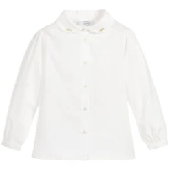 Sarah Louise Girls Ivory Blouse