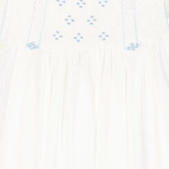 Sarah Louise Girls Ivory & Blue Cotton Hand-Smocked Dress -Sarah Louise Kids Boutique sarah louise girls ivory blue cotton hand smocked dress 514592 6f1f78f271b7d1ed5572d790690ec7a70837559c