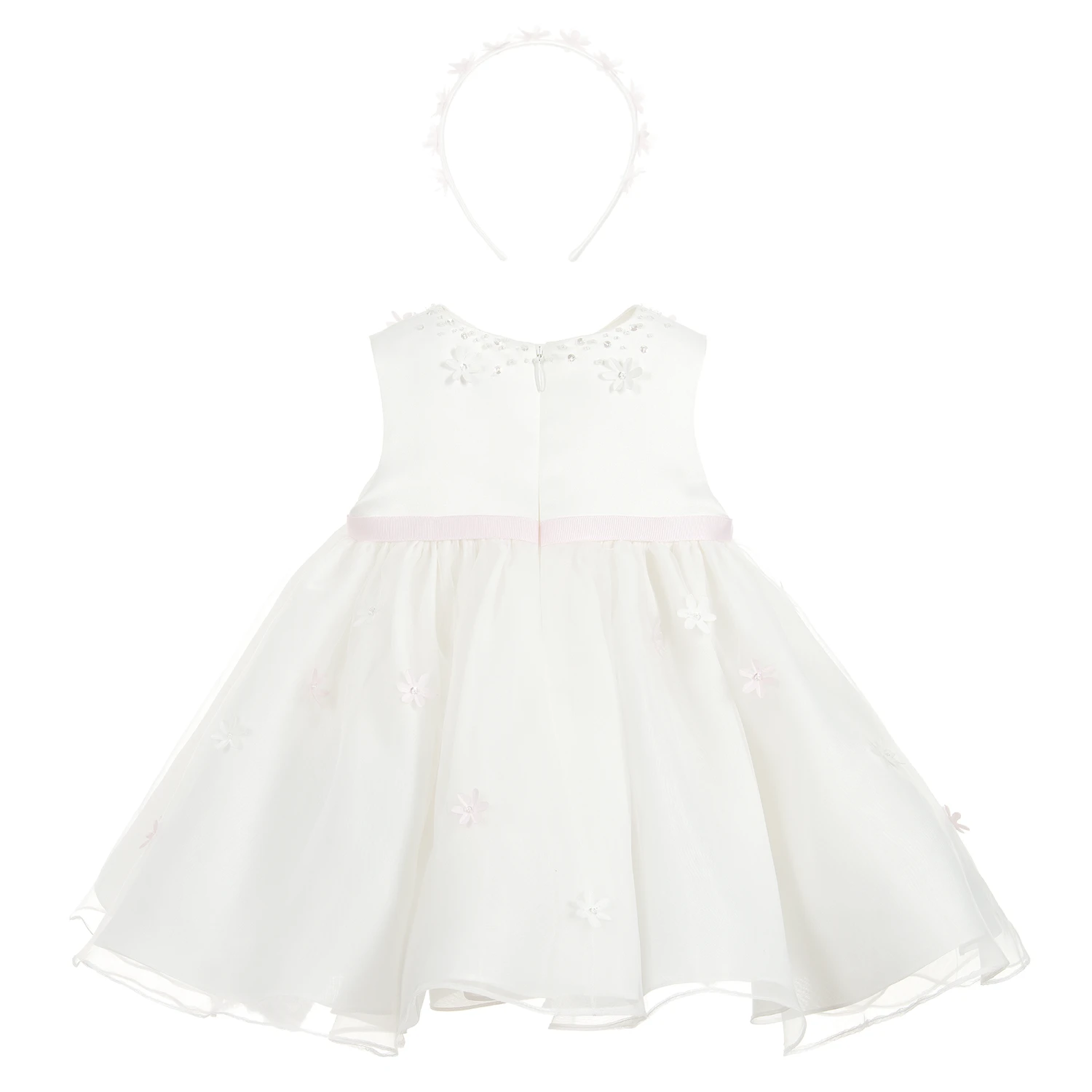 Sarah Louise Girls Ivory Dress Set 3 Sarah Louise Girls Ivory Dress Set - Image 3