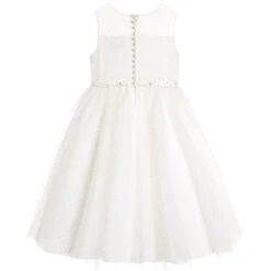 Sarah Louise Girls Ivory Embellished Tulle Dress -Sarah Louise Kids Boutique sarah louise girls ivory embellished tulle dress 121408 05ca4ad5c674b57f43bfeb38f6825a3a30064374
