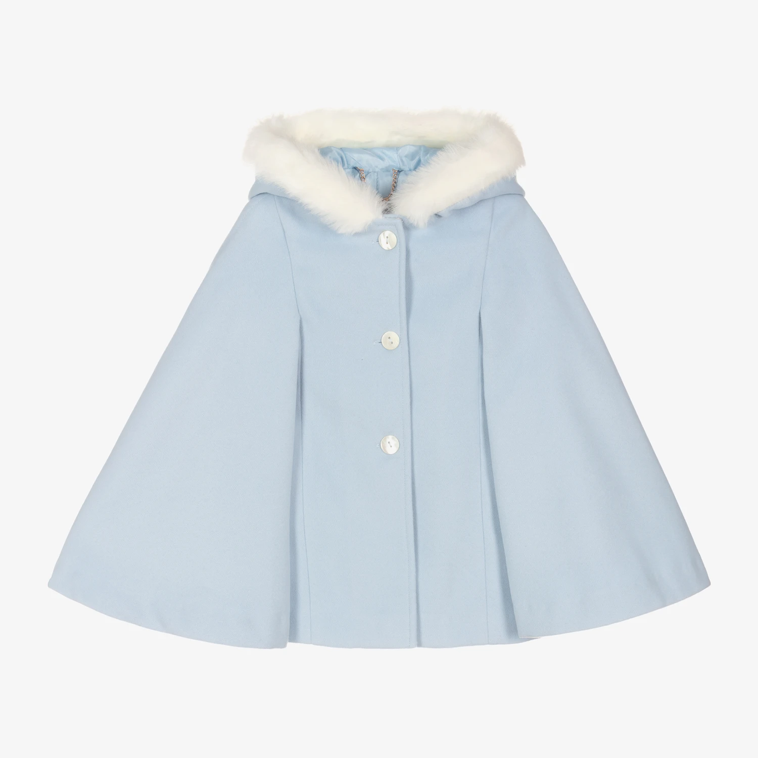 Sarah Louise Girls Pale Blue Cape 1 Sarah Louise Girls Pale Blue Cape