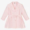 Sarah Louise Girls Pale Pink Dress Coat