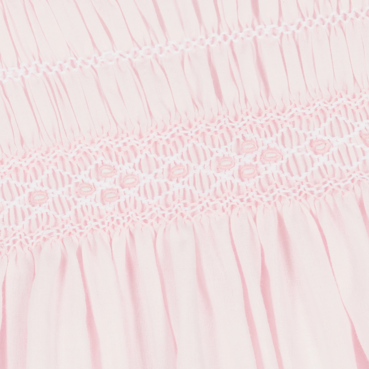 Sarah Louise Girls Pink Cotton Hand-Smocked Dress Set 3 Sarah Louise Girls Pink Cotton Hand-Smocked Dress Set - Image 3