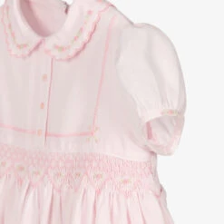 Sarah Louise Girls Pink Cotton Smocked Dress -Sarah Louise Kids Boutique sarah louise girls pink cotton smocked dress 514602 633f1791d2e93ca469544b278aaf32ef212f2214