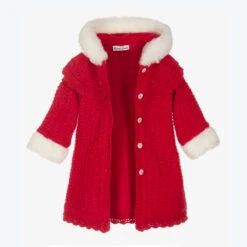 Sarah Louise Girls Red Knitted Coat -Sarah Louise Kids Boutique sarah louise girls red knitted coat 464420 1f043015624e35fe231e537a9526999e500cc2b0