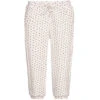 Sarah Louise Girls White Jersey Trousers