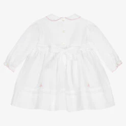 Sarah Louise Girls White Smocked Rose Dress -Sarah Louise Kids Boutique sarah louise girls white smocked rose dress 464437 b05fa34050d67dc58f8e92f5450a0f09b209b02f