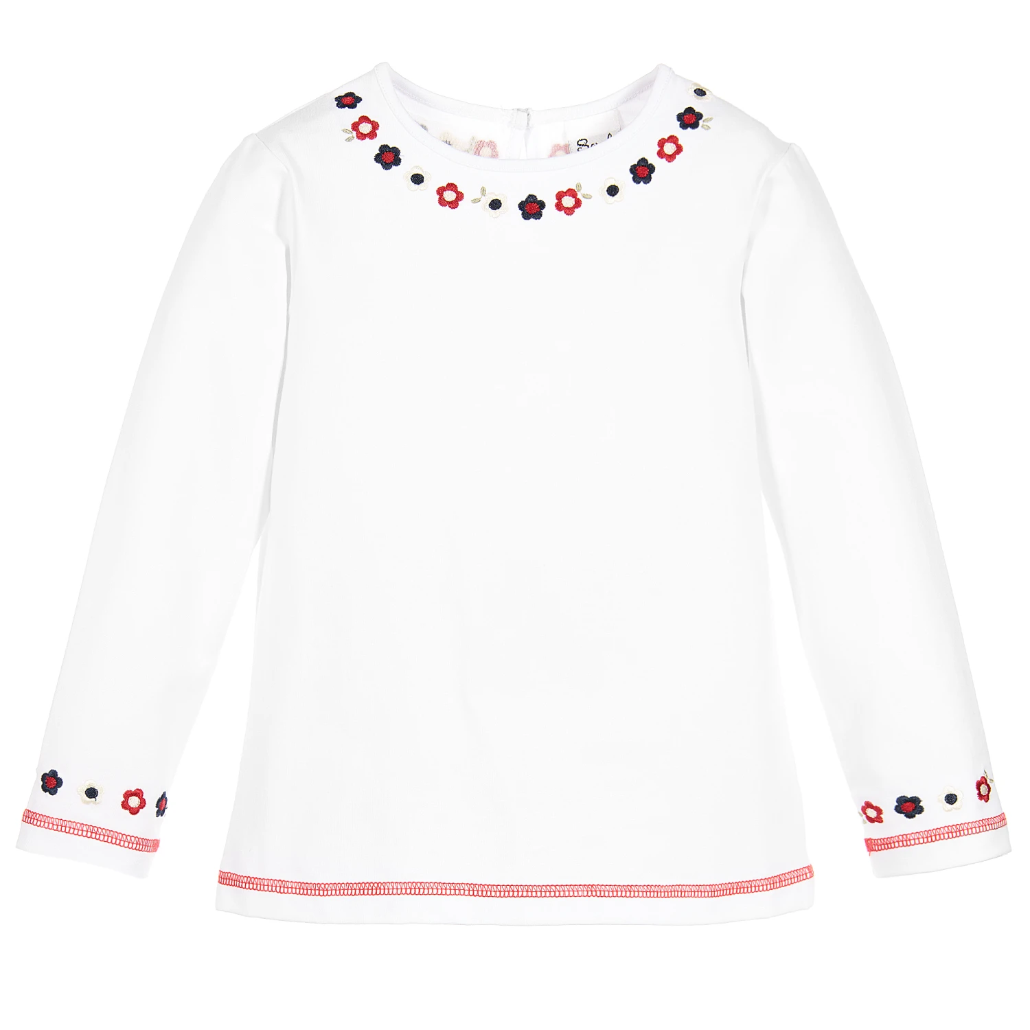 Sarah Louise Girls White Top 1 Sarah Louise Girls White Top