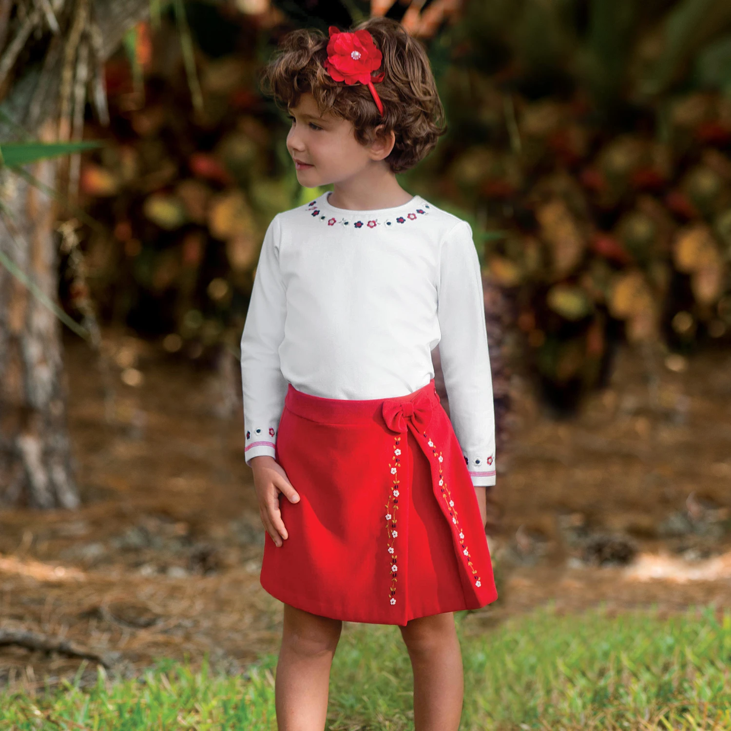 Sarah Louise Girls White Top 2 Sarah Louise Girls White Top - Image 2