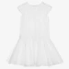Sarah Louise Girls White Tulle Special Occasion Dress
