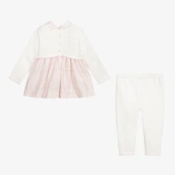 Sarah Louise Pink & Ivory Trouser Set -Sarah Louise Kids Boutique sarah louise pink ivory trouser set 401553 4cb8d0fac3840550a78e5f03e8e35911ff217b26