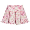 Sarah Louise Pink & White Floral Skirt