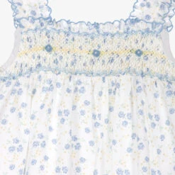 Sarah Louise White & Blue Floral Shortie 5 Sarah Louise White & Blue Floral Shortie -Sarah Louise Kids Boutique sarah louise white blue floral shortie 433986 3c4ed5fc6dd62e26b3265025d8a9f4d49ee71236