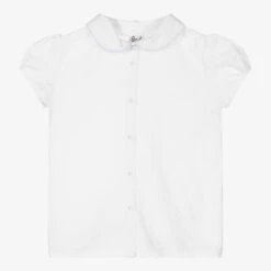 Sarah Louise White Broderie Anglaise Blouse