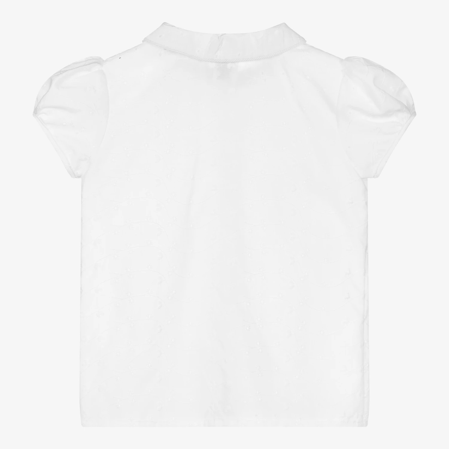 Sarah Louise White Broderie Anglaise Blouse 2 Sarah Louise White Broderie Anglaise Blouse - Image 2